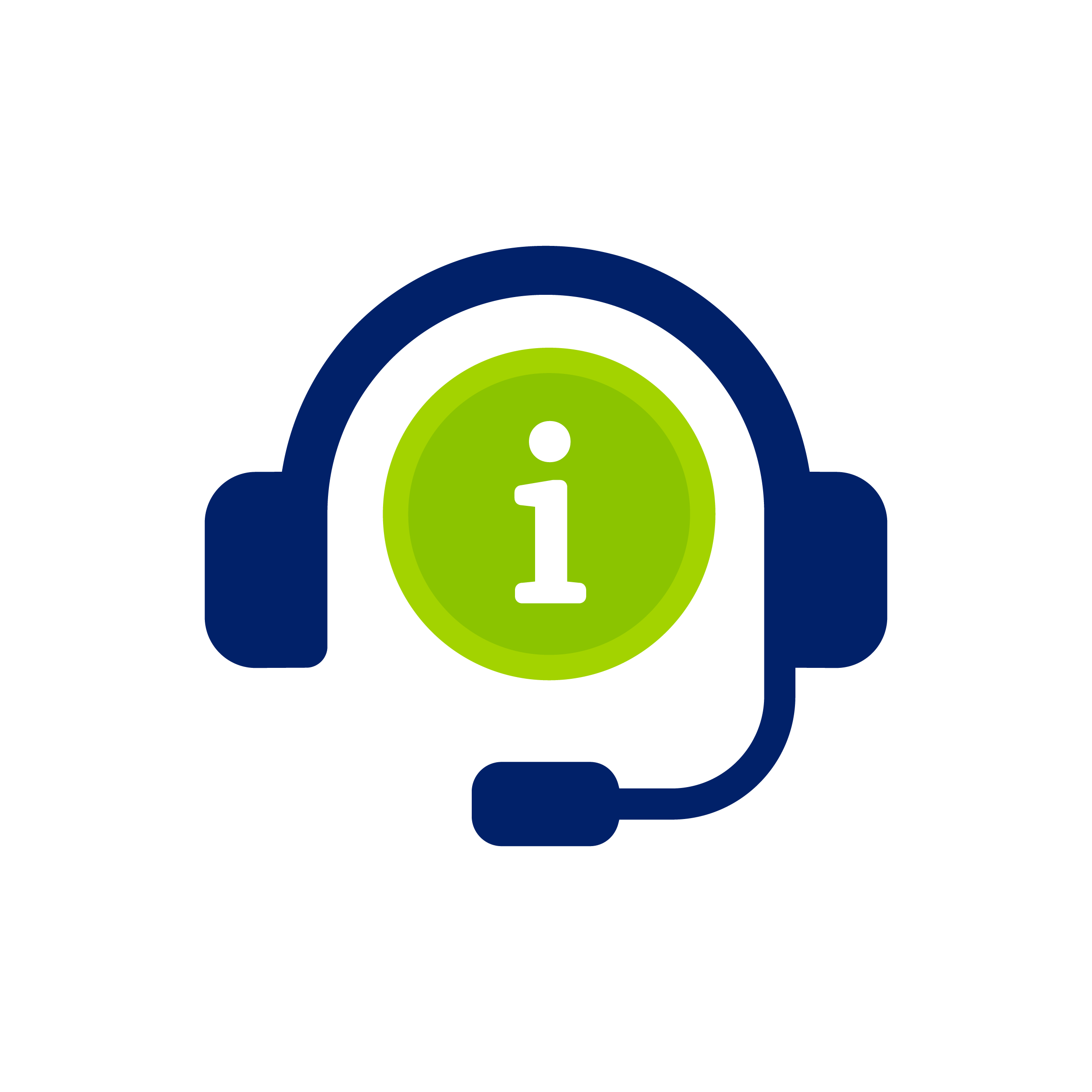 headset and information icon